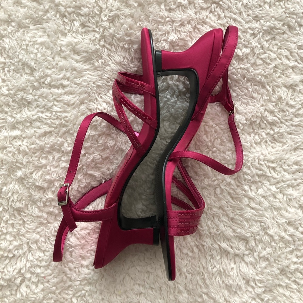 Hot Pink sexy sequined heels